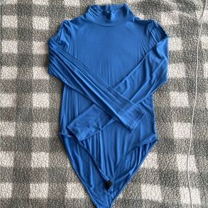 Women’s Blue Long Sleeve Body Suit